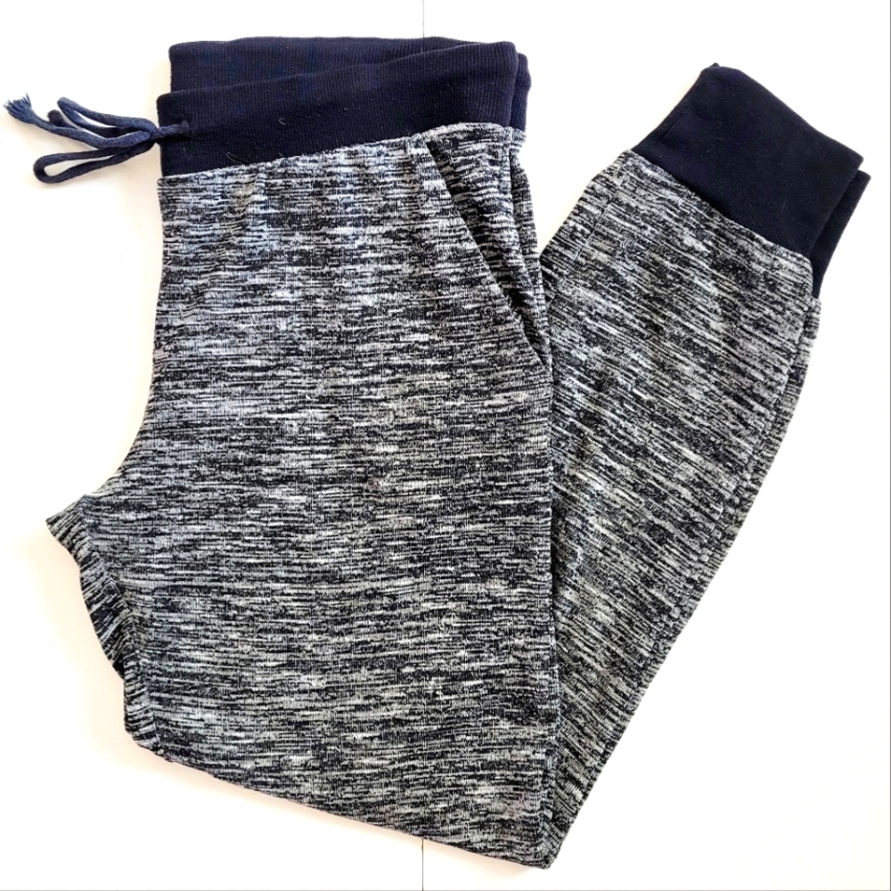 Black and Gray Jogger Pants